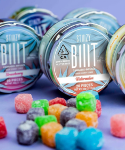STIIIZY BIIIT Watermelon Sour Gummy Cubes